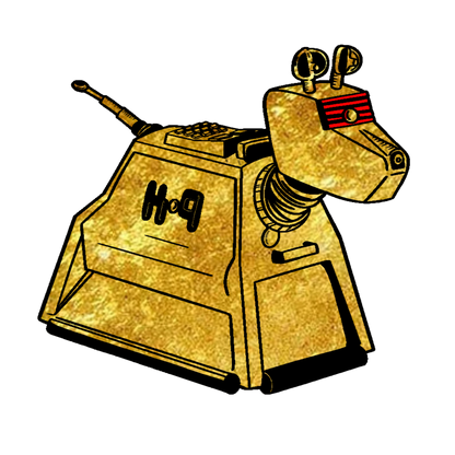 Doctor Who  - Gold leaf effect K-9 T-shirt