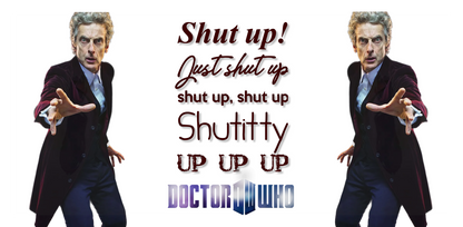 Doctor Who 12th Doctor Shut Up Mug