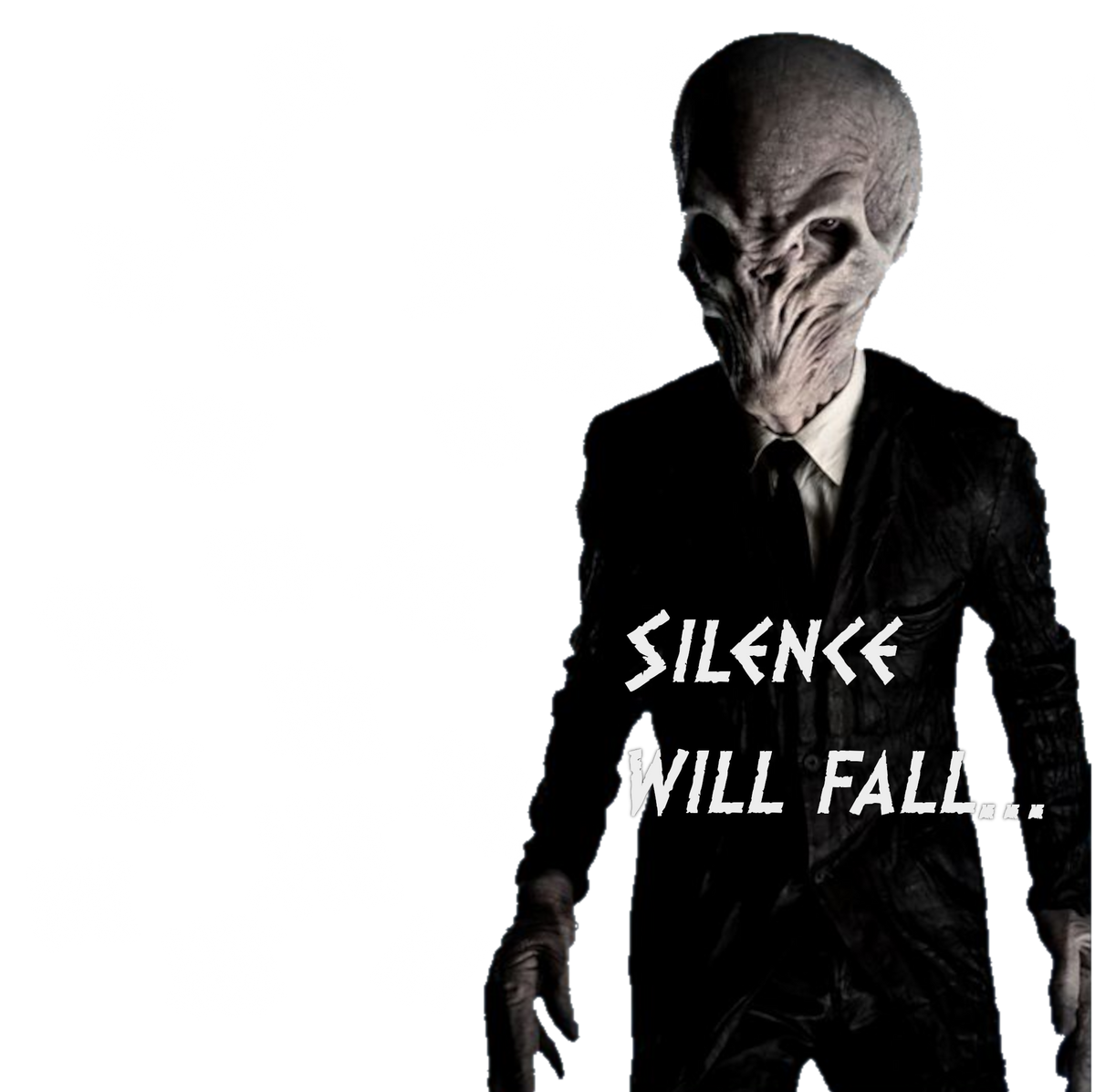 Doctor Who  - Member of The Silence with tally count T-shirt