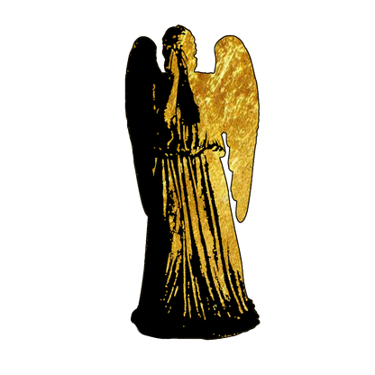 Doctor Who  - Gold leaf effect Weeping Angel