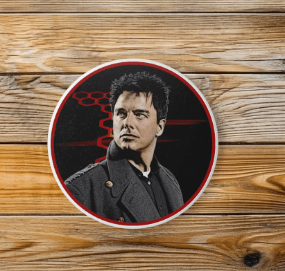 Capt Jack Harkness (John Barrowman) Ceramic Coaster - Home Decor