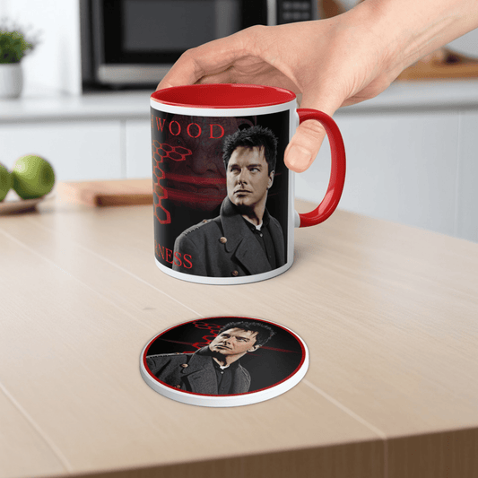 Capt Jack Harkness (John Barrowman) Ceramic Coaster - Home Decor