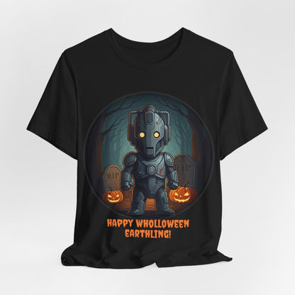 Cute Cyber Kid Wholloween T-shirt with pumpkins* - soapbox169 - A Little Gift Shop