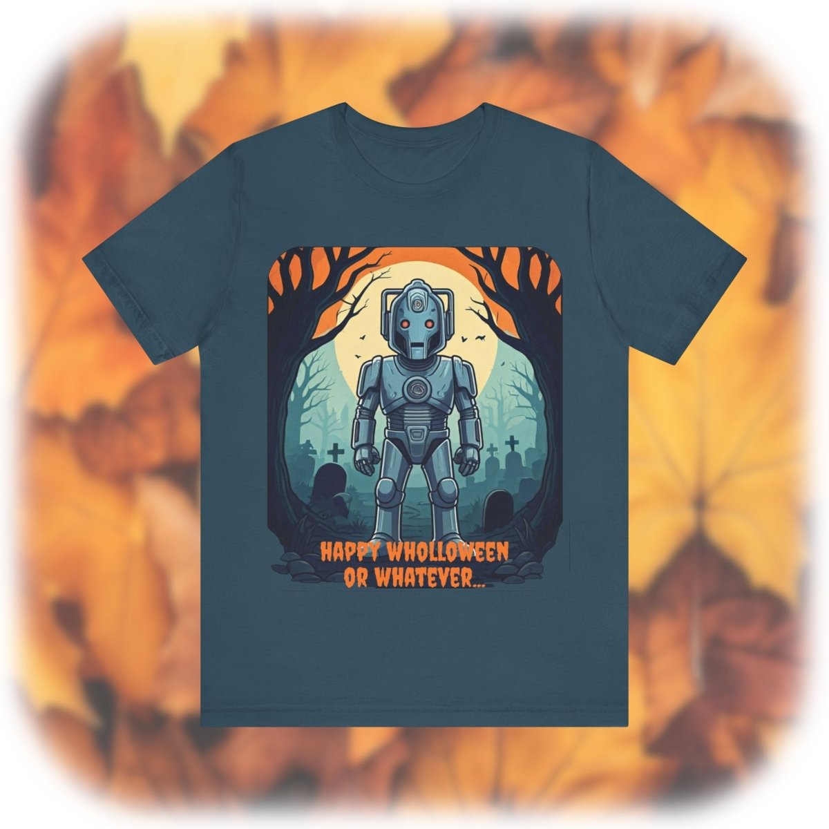 Cyber Teen with a Wholloween attitude Wholloween T-shirt with gravestones* - soapbox169 - A Little Gift Shop