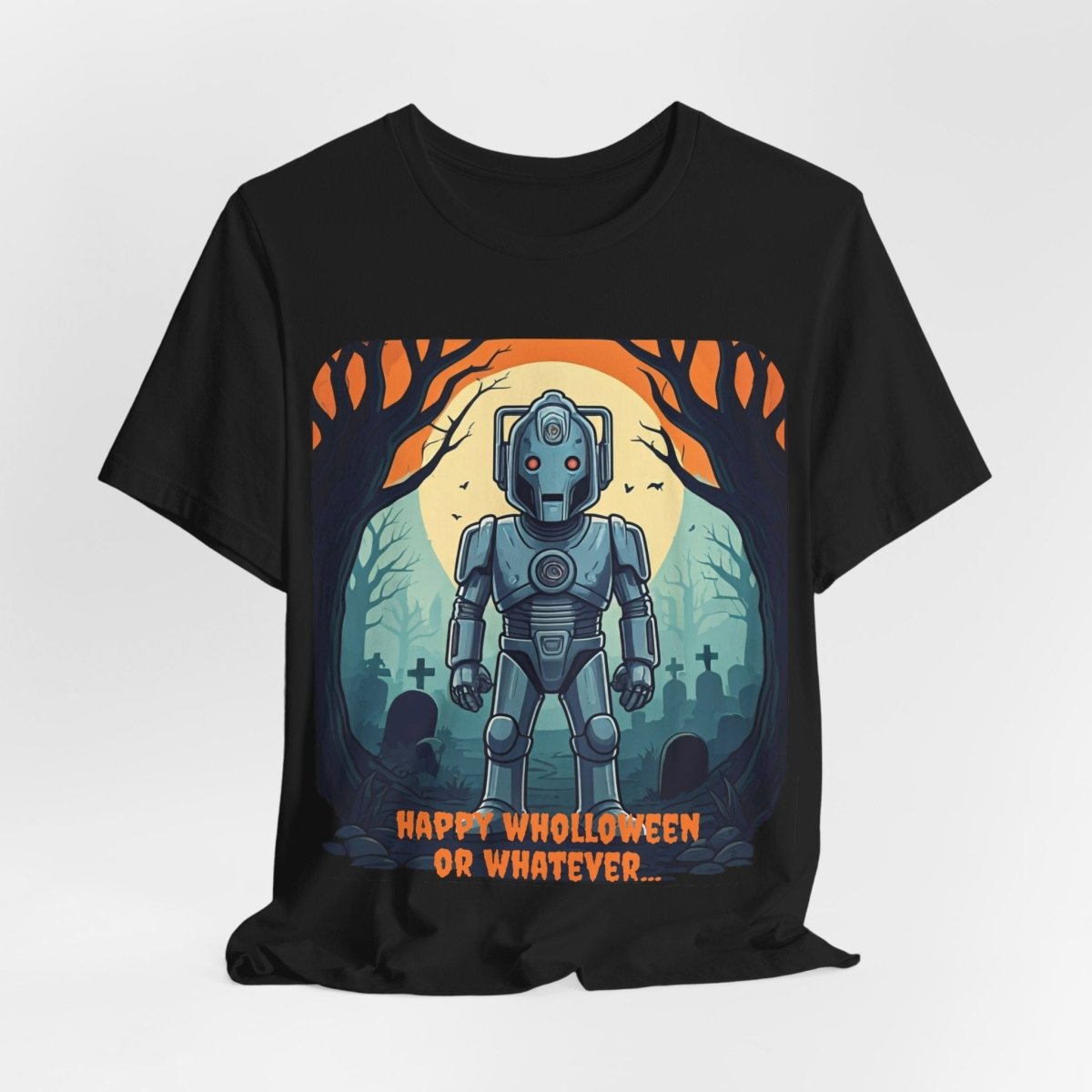 Cyber Teen with a Wholloween attitude Wholloween T-shirt with gravestones* - soapbox169 - A Little Gift Shop