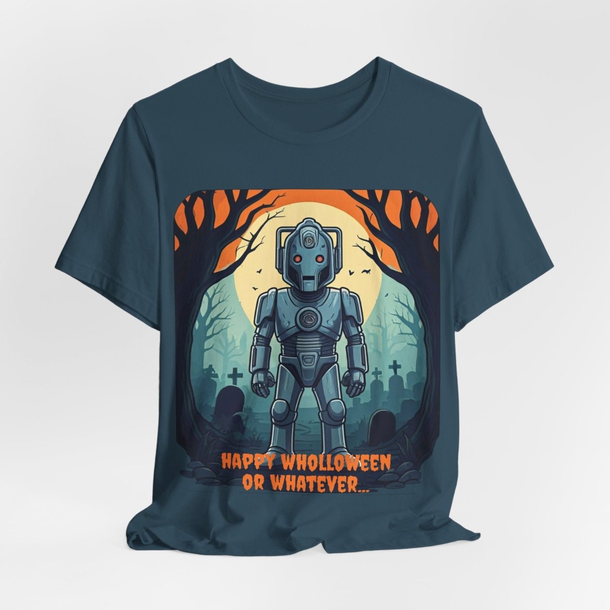 Cyber Teen with a Wholloween attitude Wholloween T-shirt with gravestones* - soapbox169 - A Little Gift Shop