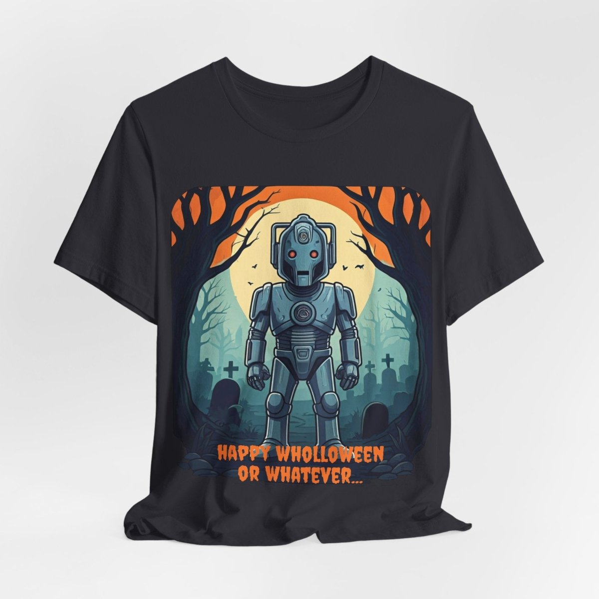 Cyber Teen with a Wholloween attitude Wholloween T-shirt with gravestones* - soapbox169 - A Little Gift Shop