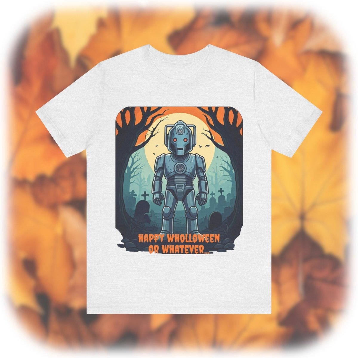 Cyber Teen with a Wholloween attitude Wholloween T-shirt with gravestones* - soapbox169 - A Little Gift Shop