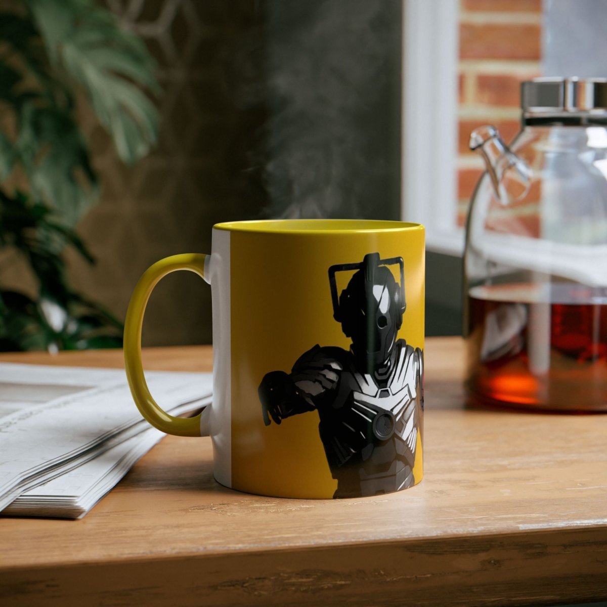 Cyberman Graphic Novel Style Mug - Mug