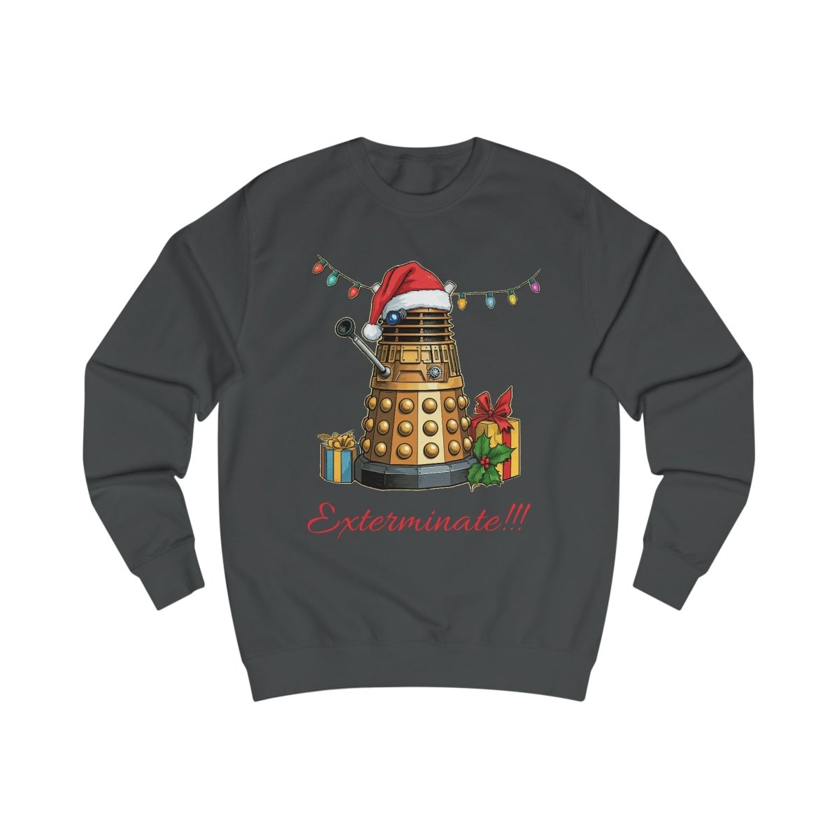 Dalek at Xmas with presents Sweatshirt - soapbox169 - A Little Gift Shop