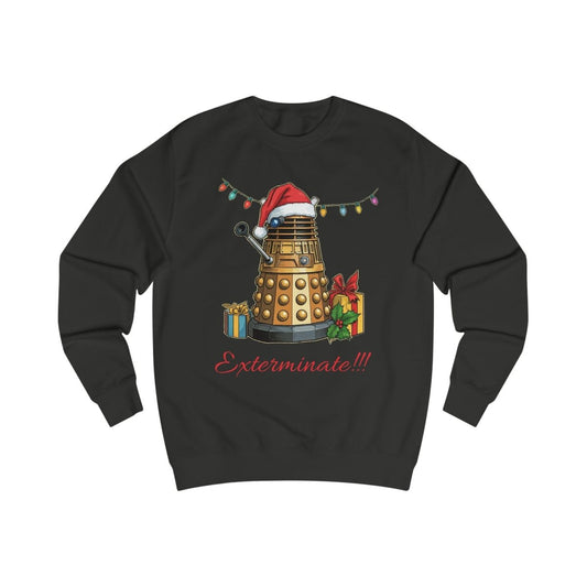 Dalek at Xmas with presents Sweatshirt - soapbox169 - A Little Gift Shop