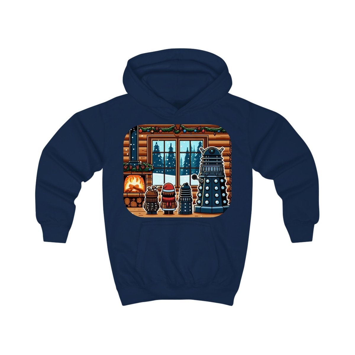 Dalek Extended Family Xmas Kids Hoodie - soapbox169 - A Little Gift Shop