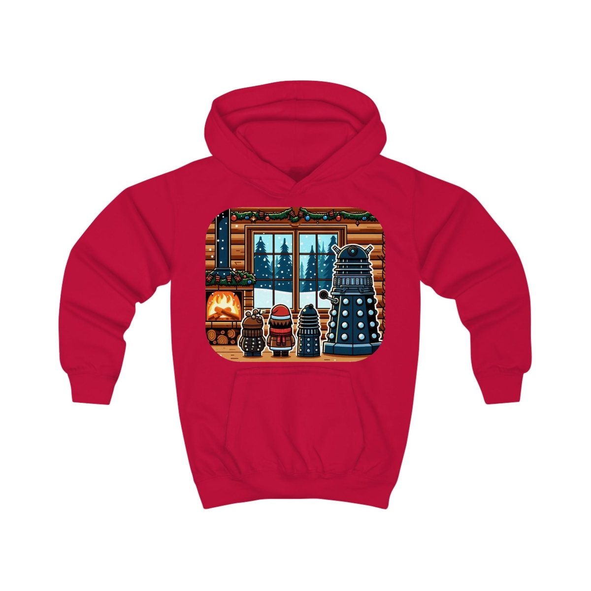 Dalek Extended Family Xmas Kids Hoodie - soapbox169 - A Little Gift Shop
