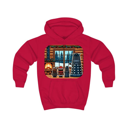 Dalek Extended Family Xmas Kids Hoodie - soapbox169 - A Little Gift Shop