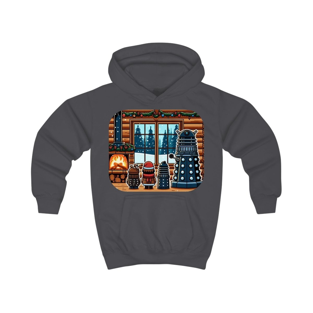 Dalek Extended Family Xmas Kids Hoodie - soapbox169 - A Little Gift Shop
