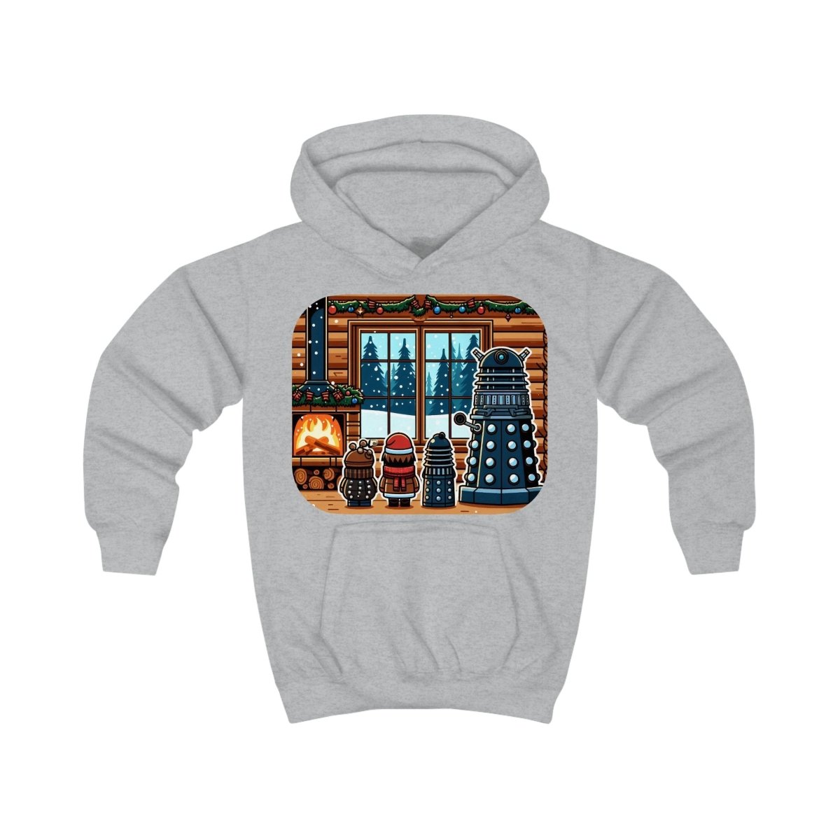 Dalek Extended Family Xmas Kids Hoodie - soapbox169 - A Little Gift Shop