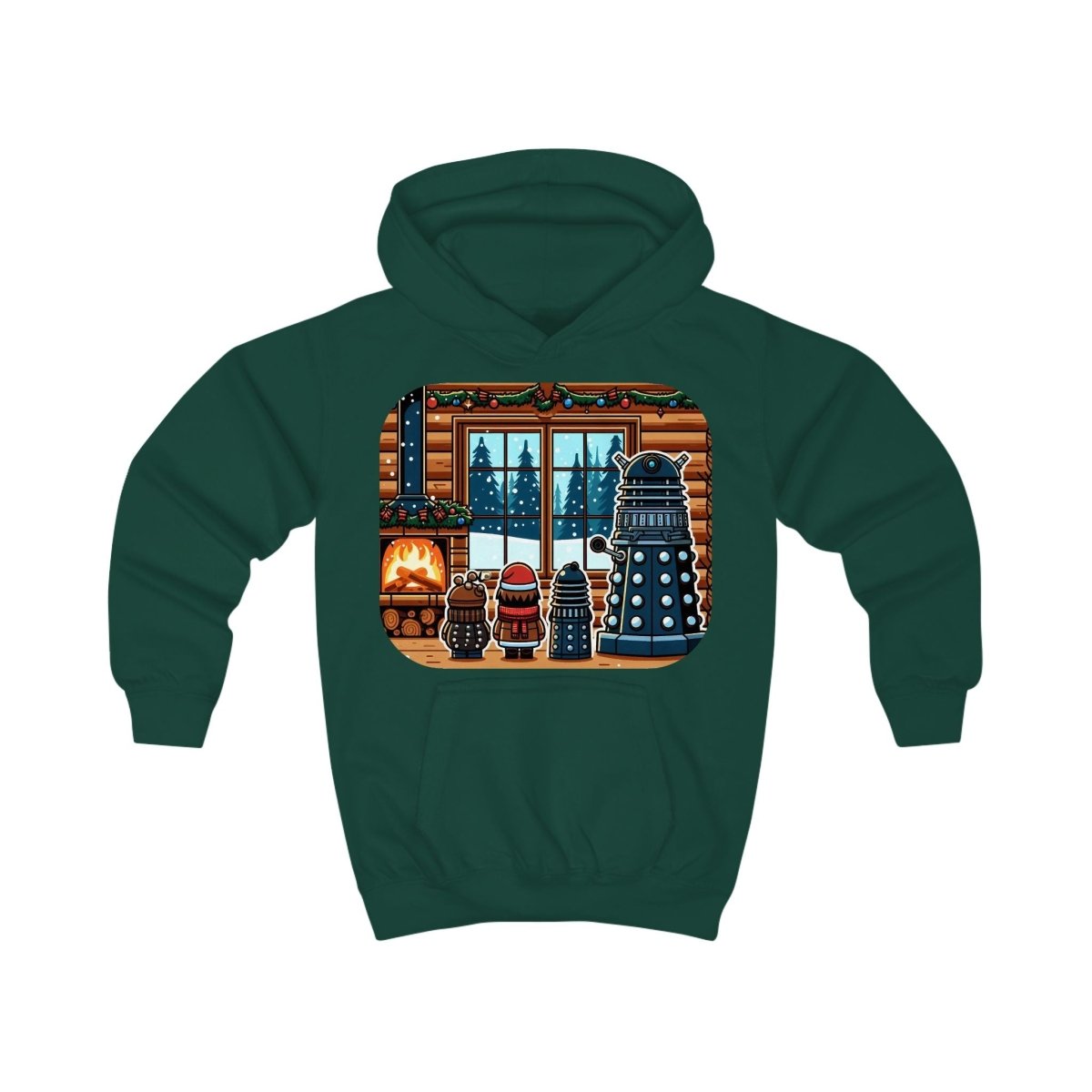 Dalek Extended Family Xmas Kids Hoodie - soapbox169 - A Little Gift Shop