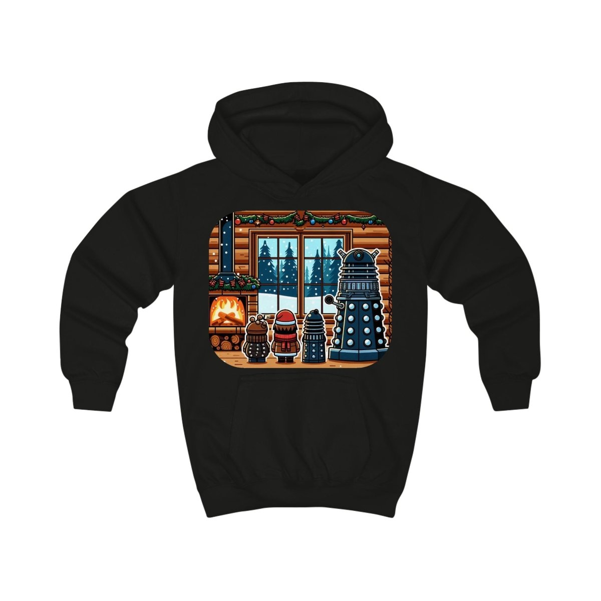 Dalek Extended Family Xmas Kids Hoodie - soapbox169 - A Little Gift Shop
