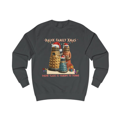 Dalek Family singing at Xmas Sweatshirt - soapbox169 - A Little Gift Shop