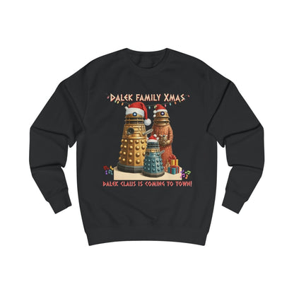 Dalek Family singing at Xmas Sweatshirt - soapbox169 - A Little Gift Shop