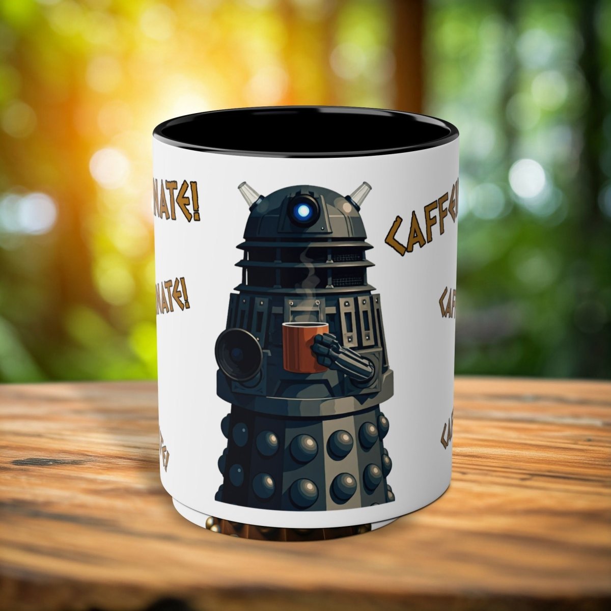Dalek No.1 CAFFEINATE! Coffee Mug Collection. - Mug