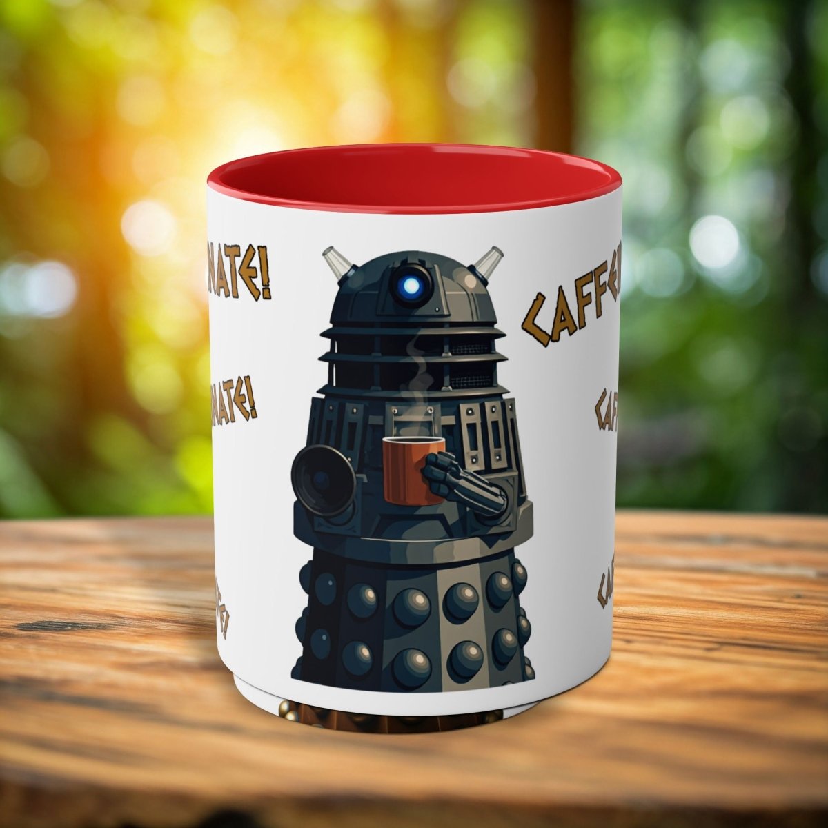Dalek No.1 CAFFEINATE! Coffee Mug Collection. - Mug