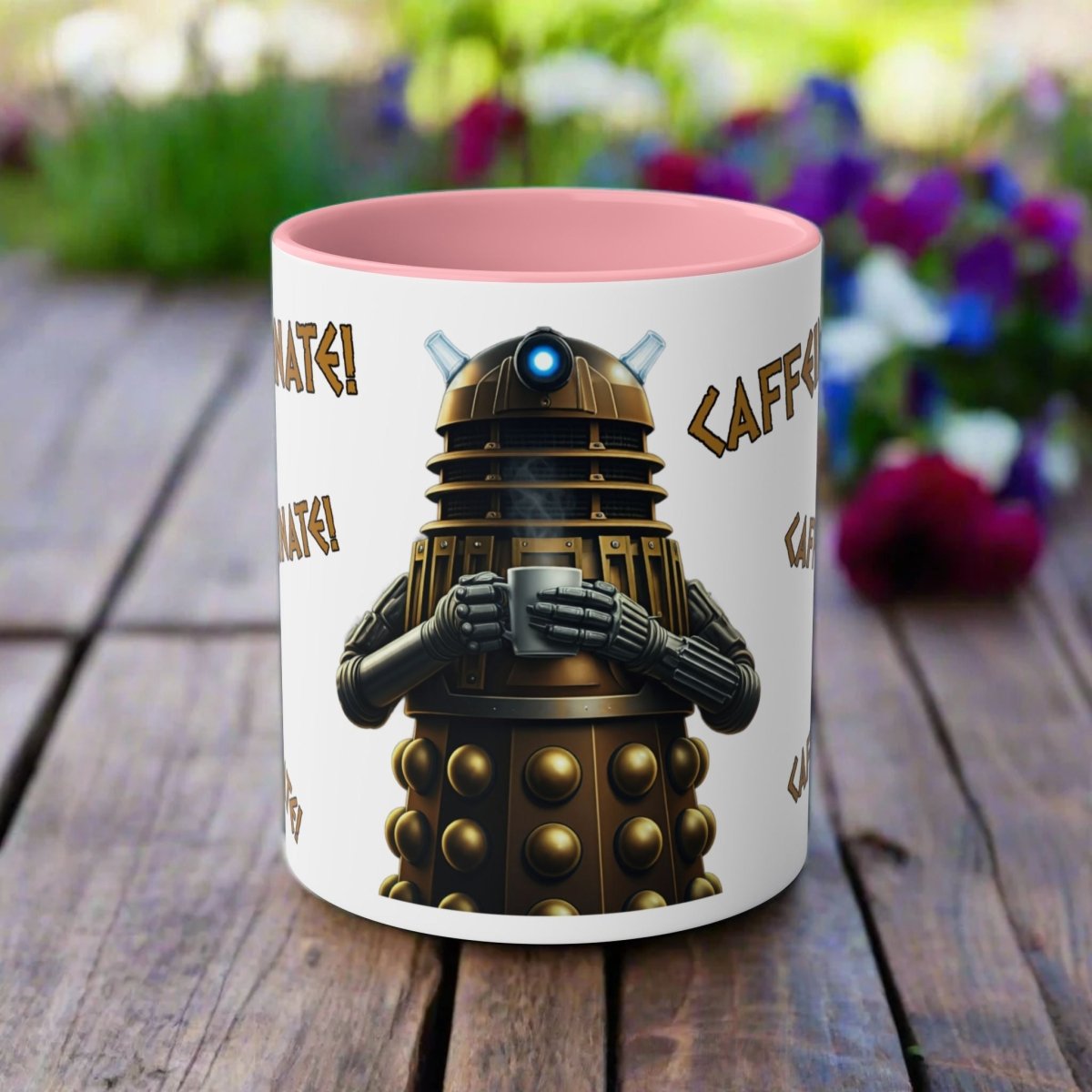 Dalek No.2 CAFFEINATE! Coffee Mug Collection. - Mug