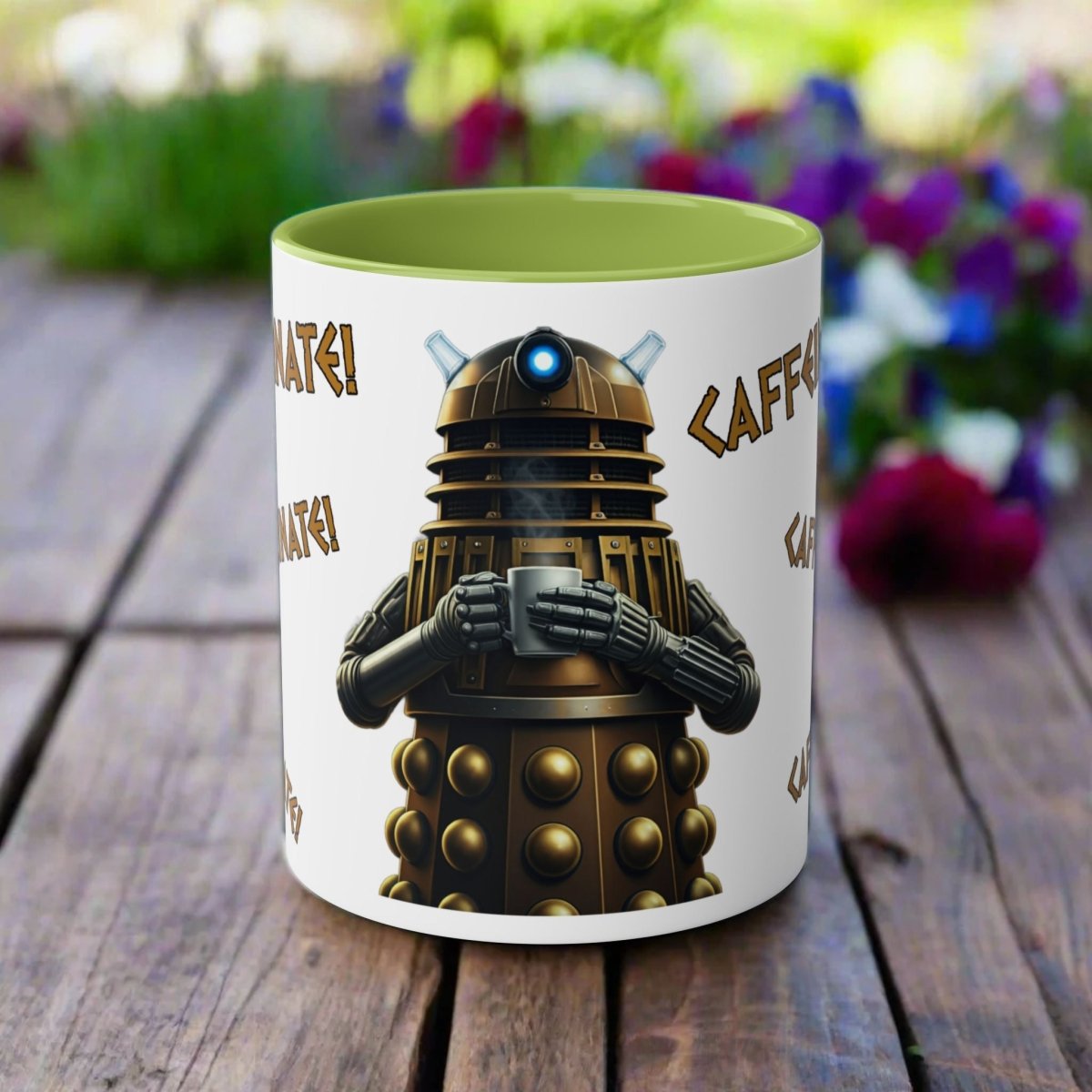 Dalek No.2 CAFFEINATE! Coffee Mug Collection. - Mug