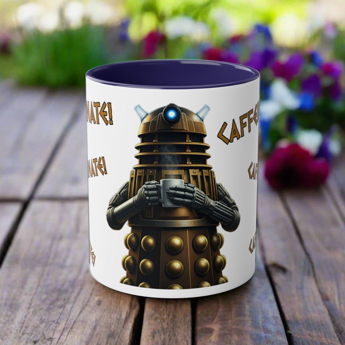 Dalek No.2 CAFFEINATE! Coffee Mug Collection. - Mug