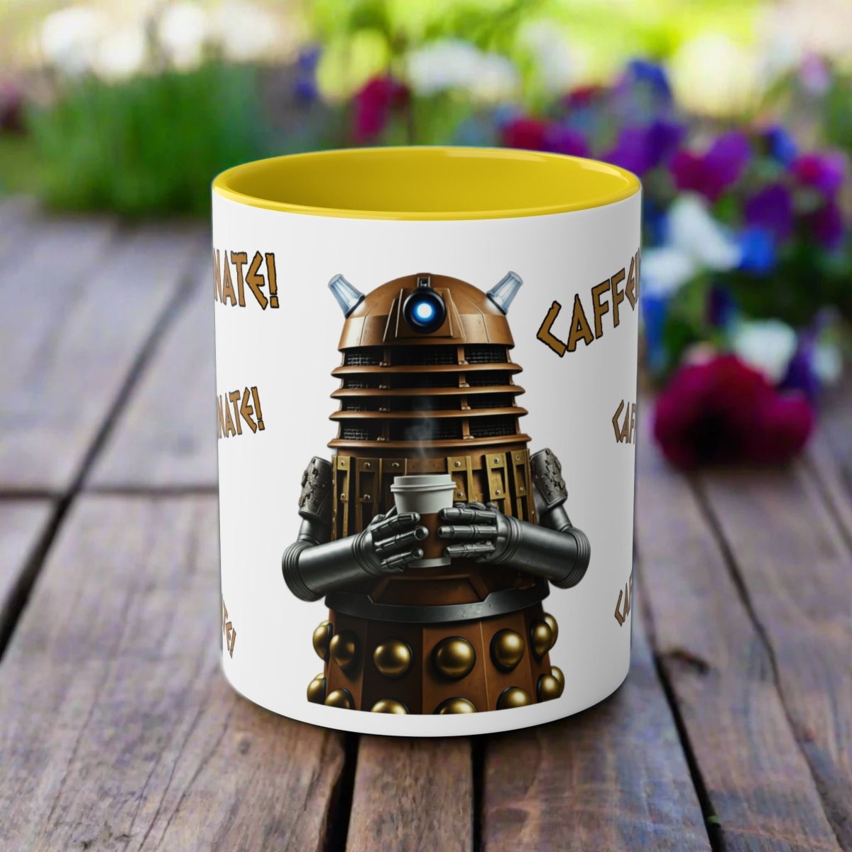 Dalek No.3 CAFFEINATE! Coffee Mug Collection. - Mug
