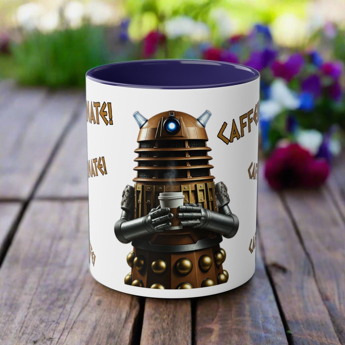 Dalek No.3 CAFFEINATE! Coffee Mug Collection. - Mug