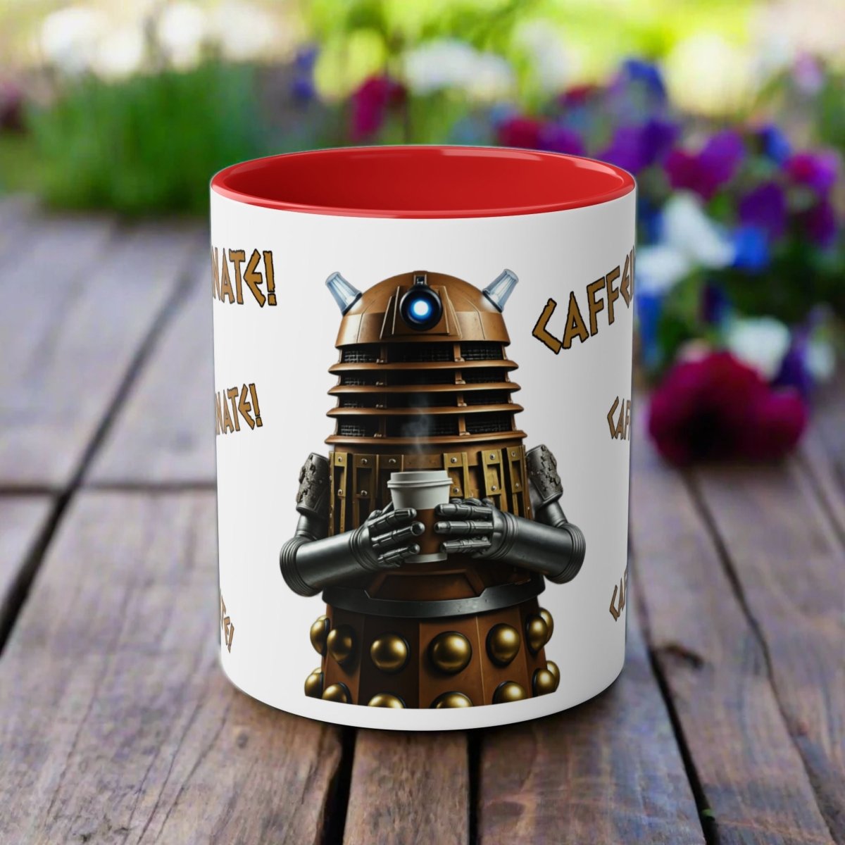 Dalek No.3 CAFFEINATE! Coffee Mug Collection. - Mug