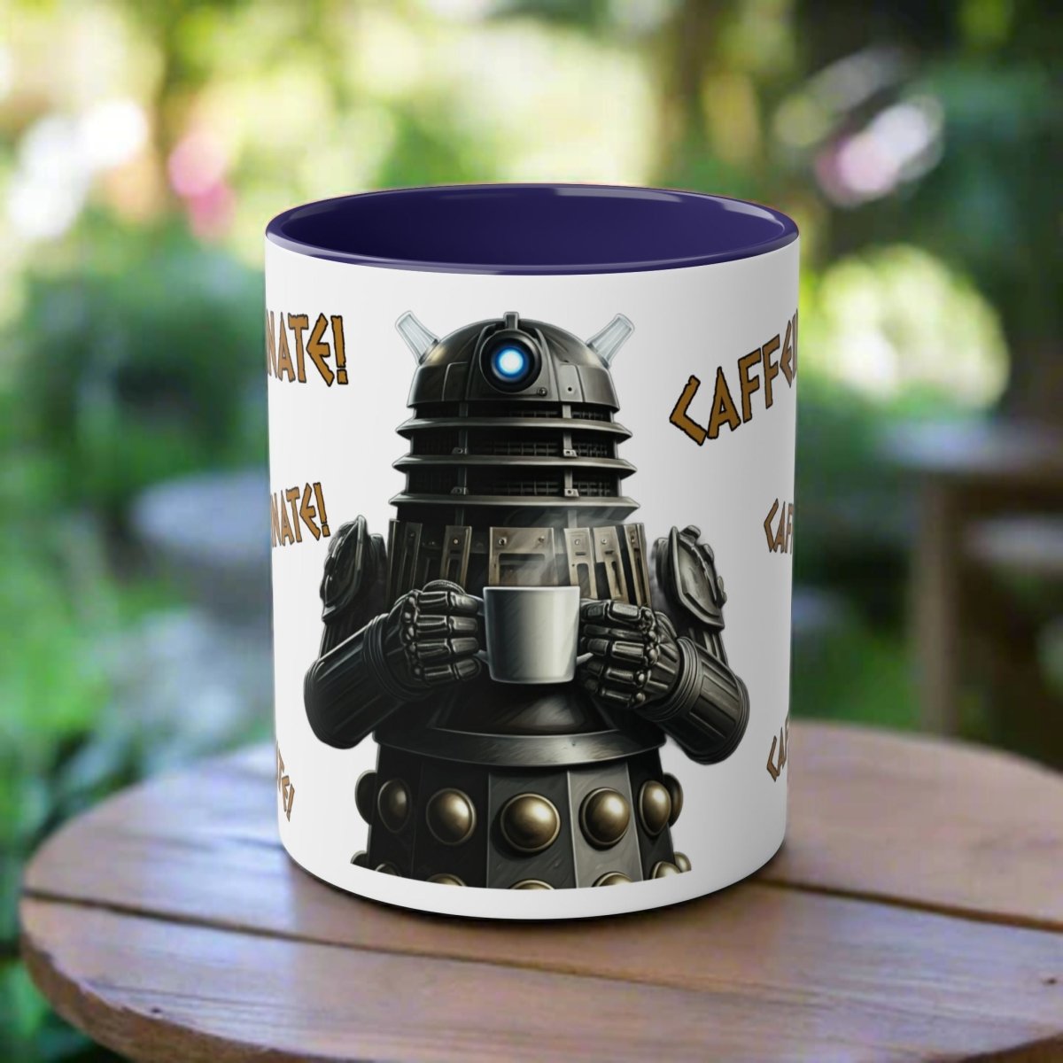 Dalek No.4 CAFFEINATE! Coffee Mug Collection. - Mug