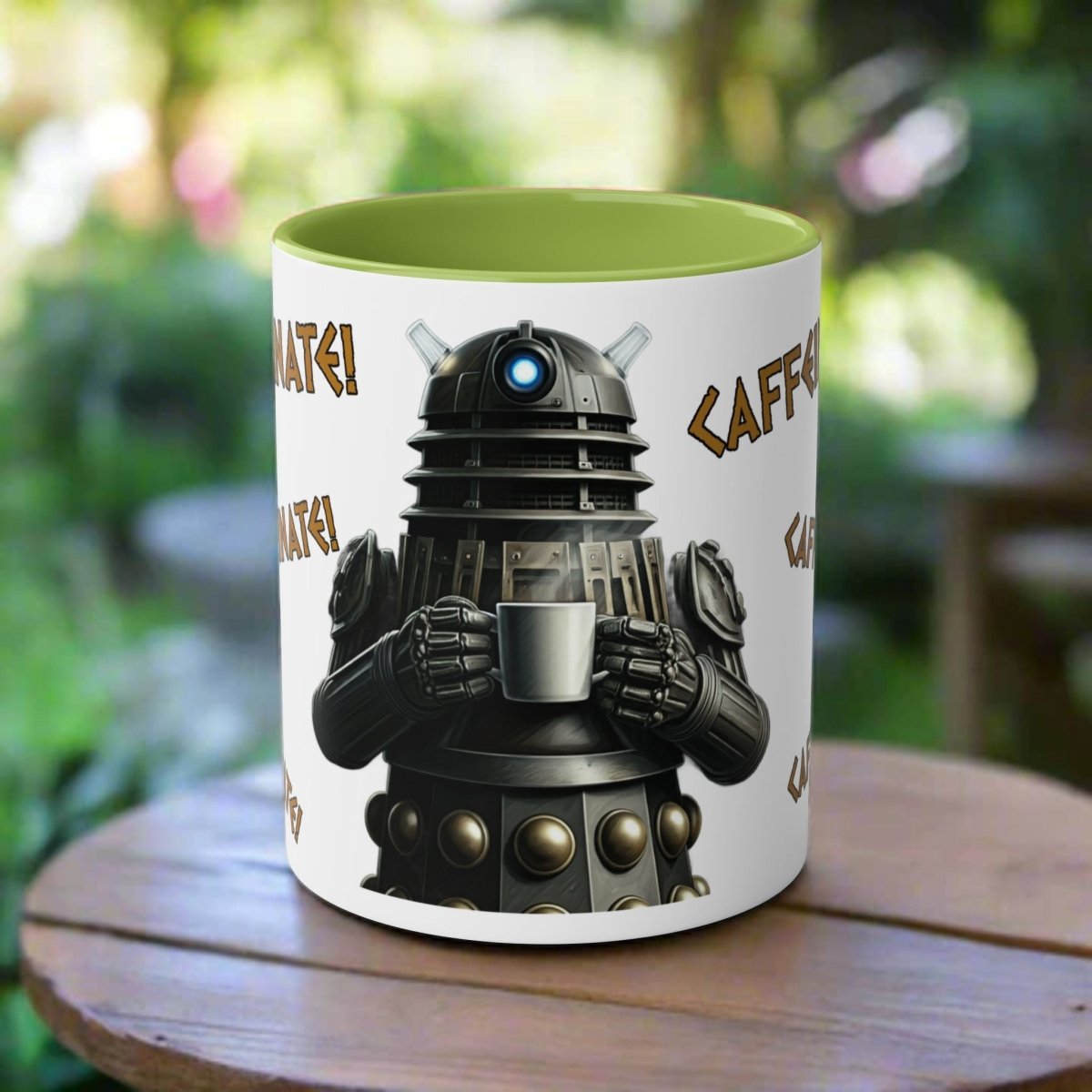 Dalek No.4 CAFFEINATE! Coffee Mug Collection. - Mug