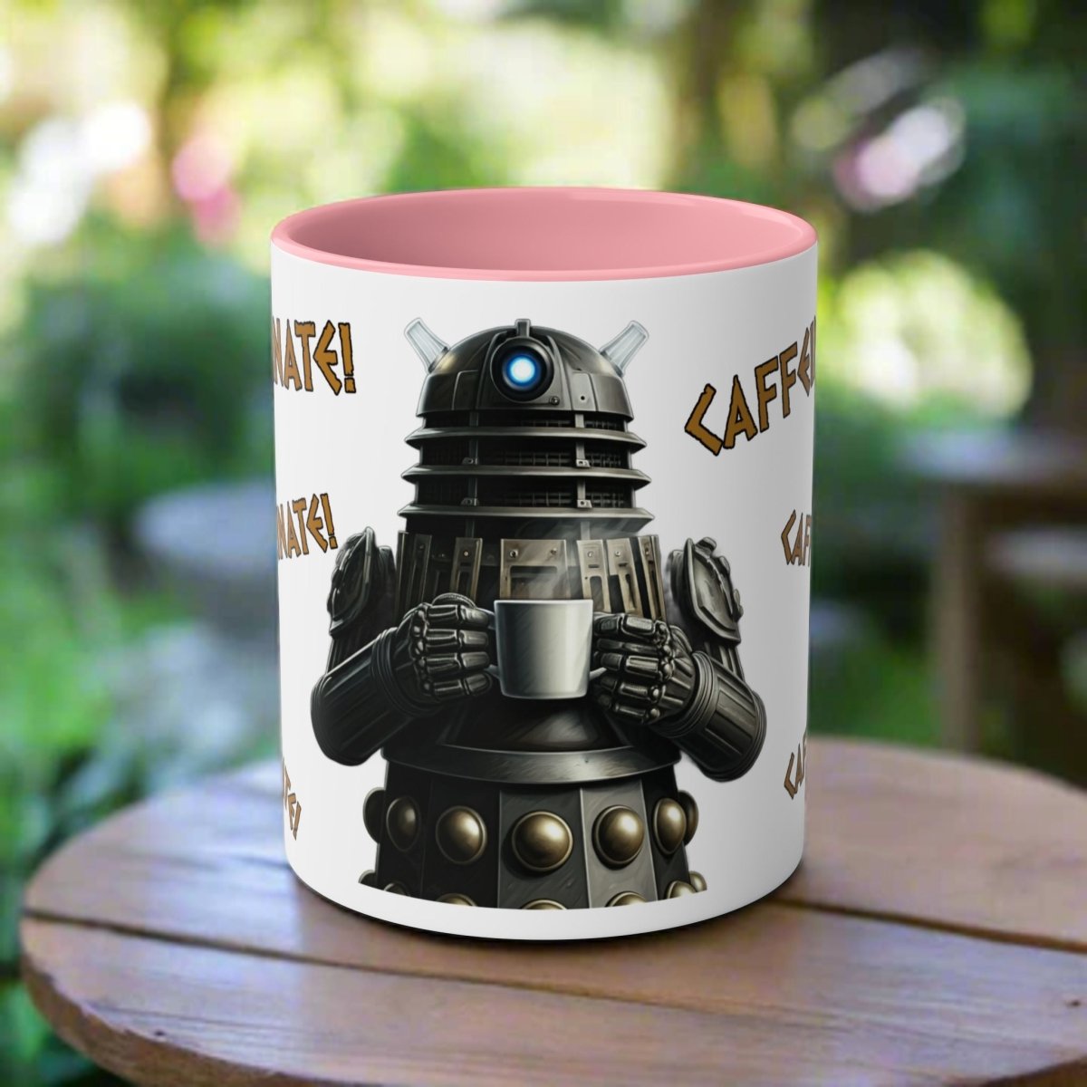 Dalek No.4 CAFFEINATE! Coffee Mug Collection. - Mug