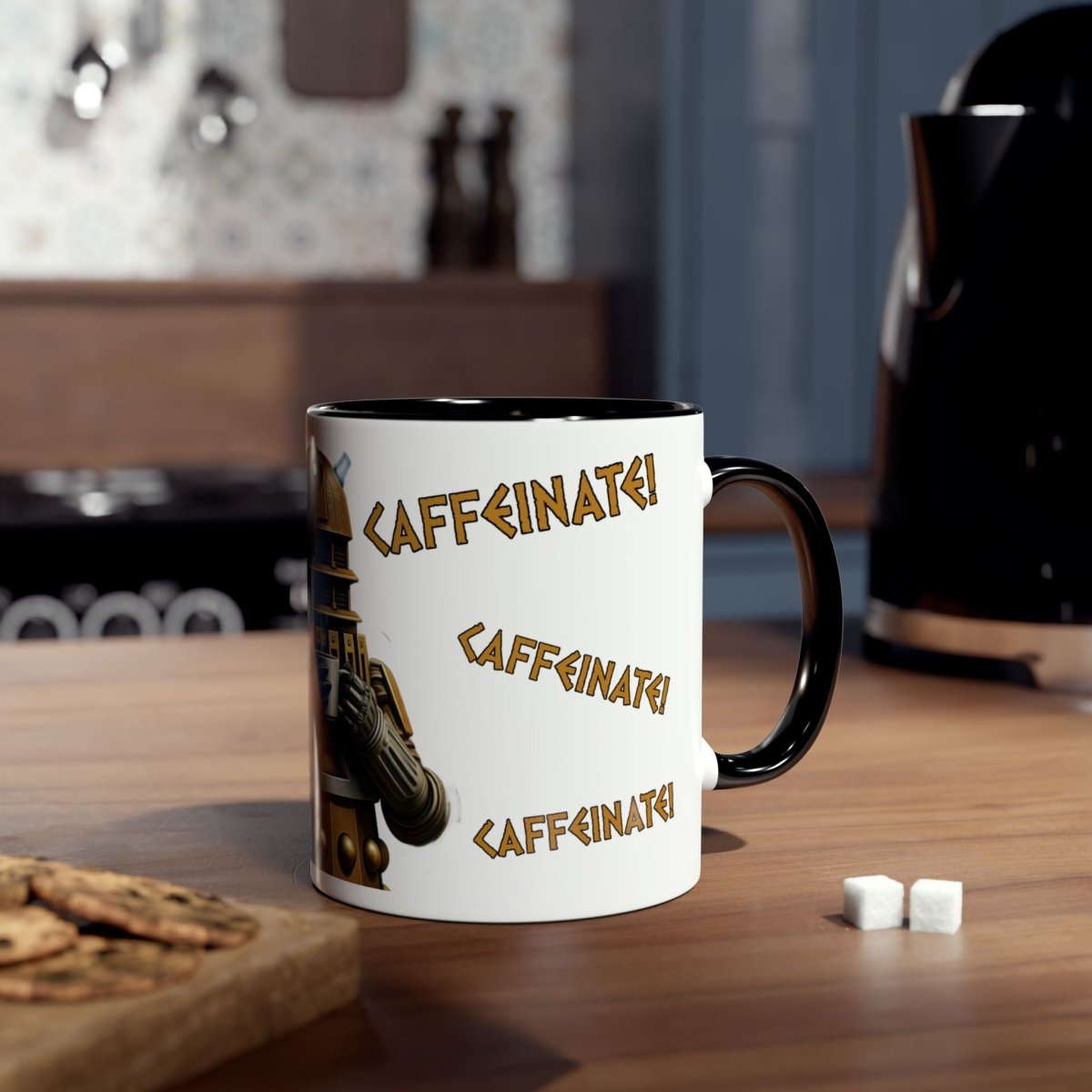 Dalek No.6 CAFFEINATE! Coffee Mug Collection. - Mug