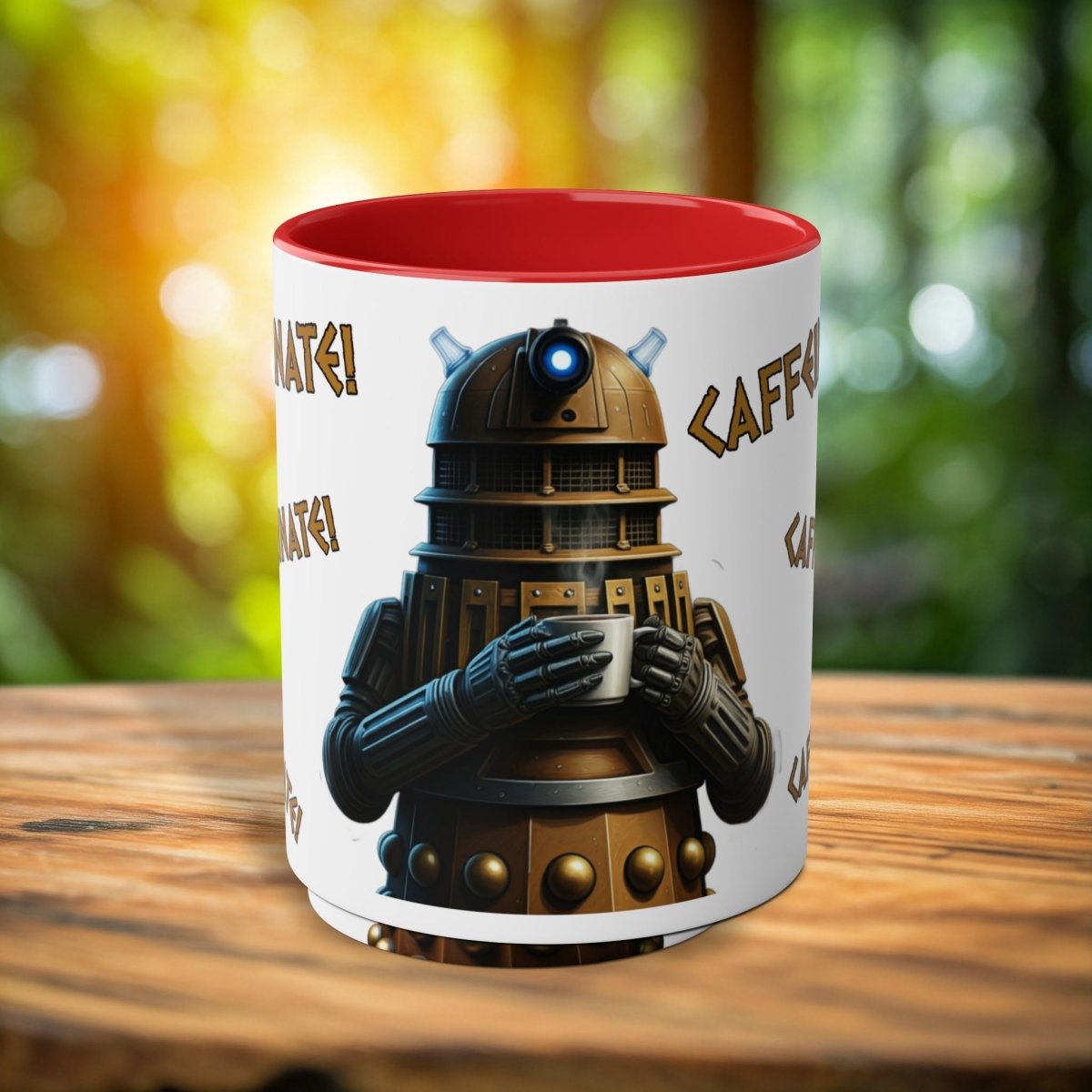 Dalek No.6 CAFFEINATE! Coffee Mug Collection. - Mug