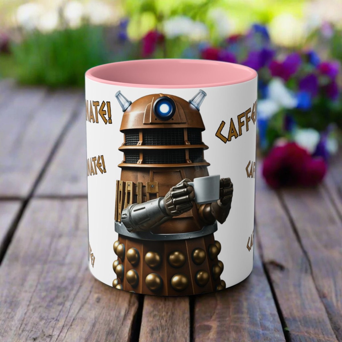 Dalek No.7 CAFFEINATE! Coffee Mug Collection. - Mug