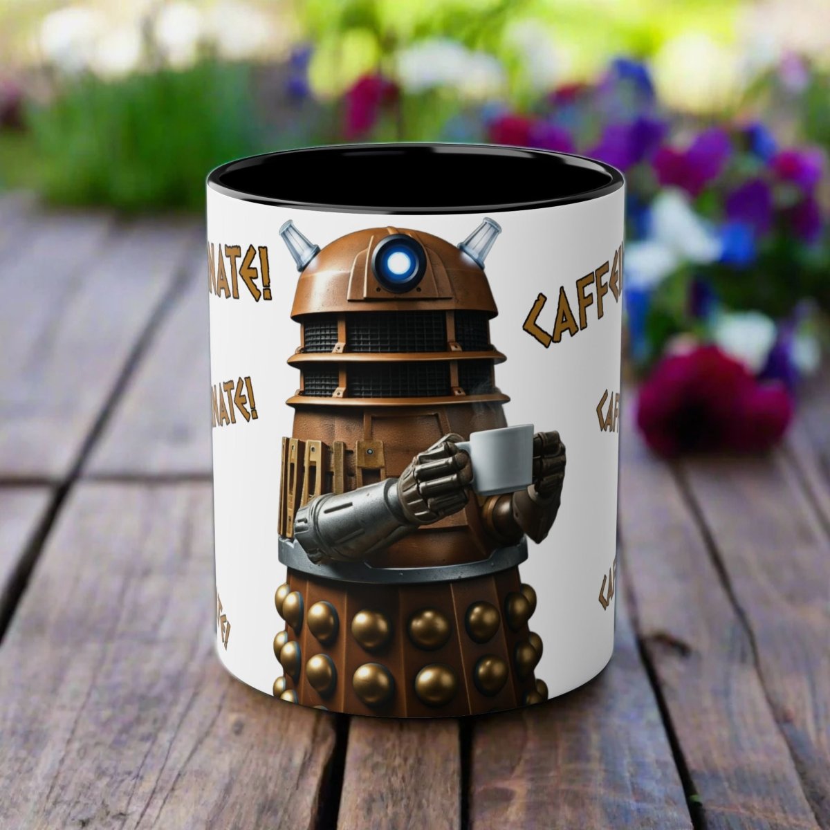 Dalek No.7 CAFFEINATE! Coffee Mug Collection. - Mug
