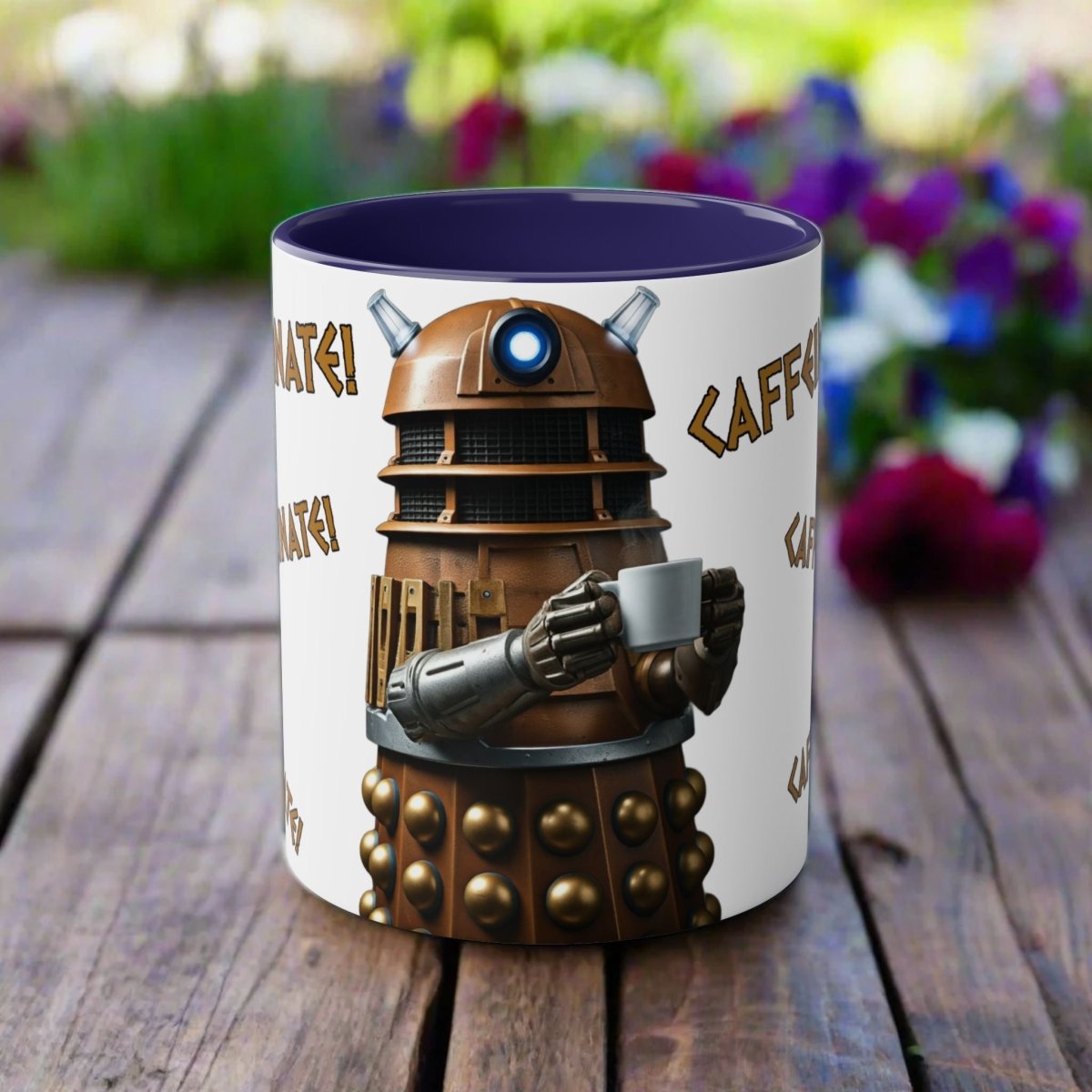 Dalek No.7 CAFFEINATE! Coffee Mug Collection. - Mug