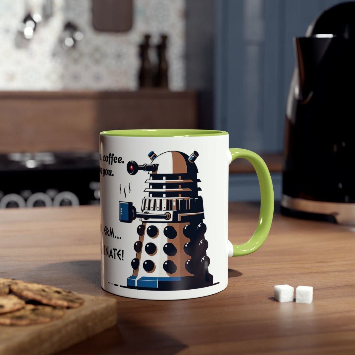 Dalek No.9 CAFFEINATE! Coffee Mug Collection. - Mug