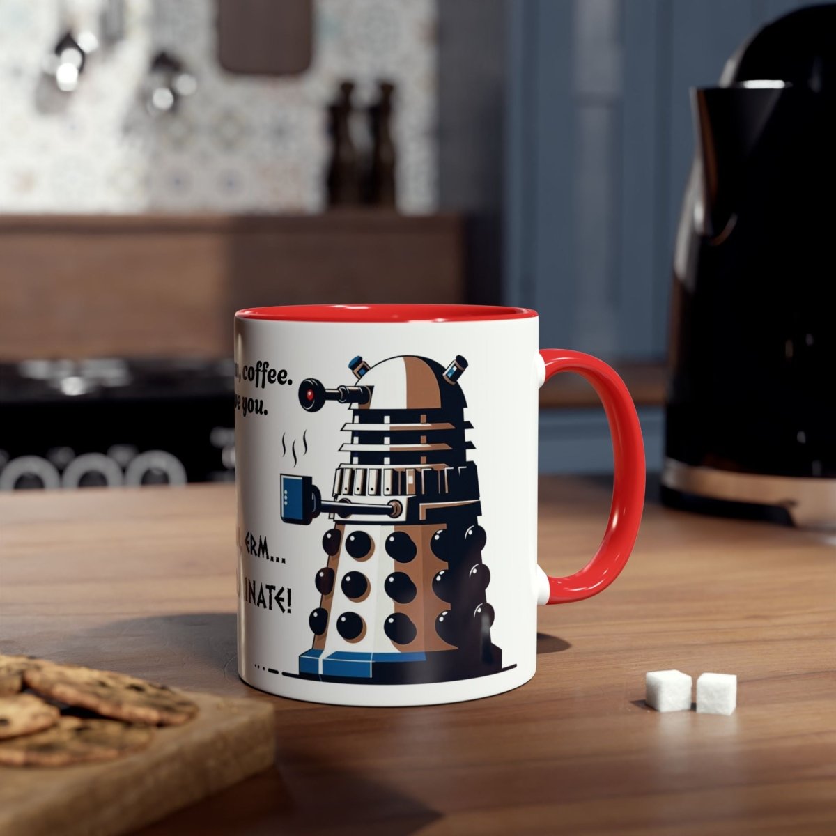 Dalek No.9 CAFFEINATE! Coffee Mug Collection. - Mug