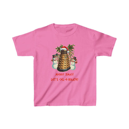 Dalek Santa and his Snowmen sidekicks - Kids Heavy Cotton T-shirt - soapbox169 - A Little Gift Shop