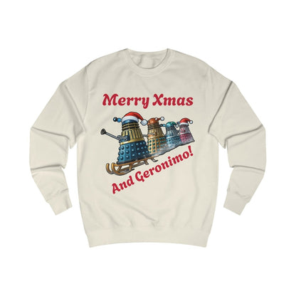 Dalek Xmas Skiing Conga Sweatshirt - soapbox169 - A Little Gift Shop