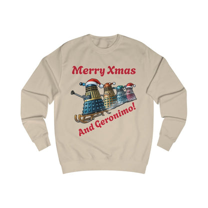 Dalek Xmas Skiing Conga Sweatshirt - soapbox169 - A Little Gift Shop