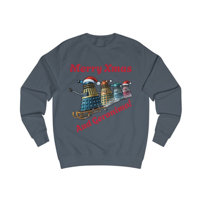 Dalek Xmas Skiing Conga Sweatshirt - soapbox169 - A Little Gift Shop