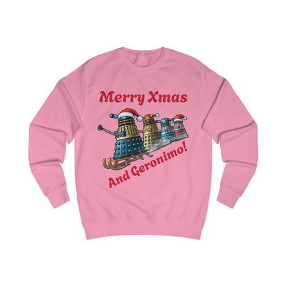 Dalek Xmas Skiing Conga Sweatshirt - soapbox169 - A Little Gift Shop