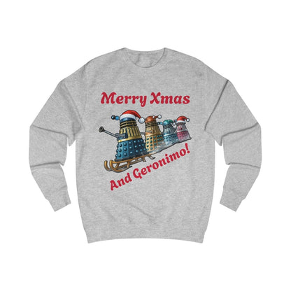Dalek Xmas Skiing Conga Sweatshirt - soapbox169 - A Little Gift Shop