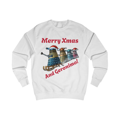 Dalek Xmas Skiing Conga Sweatshirt - soapbox169 - A Little Gift Shop