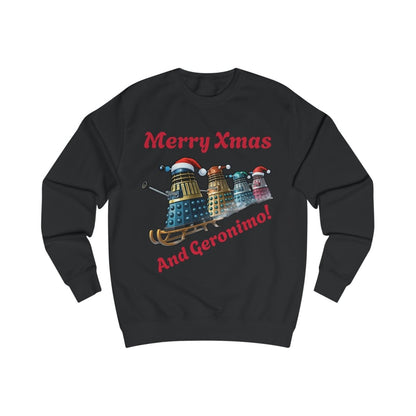 Dalek Xmas Skiing Conga Sweatshirt - soapbox169 - A Little Gift Shop